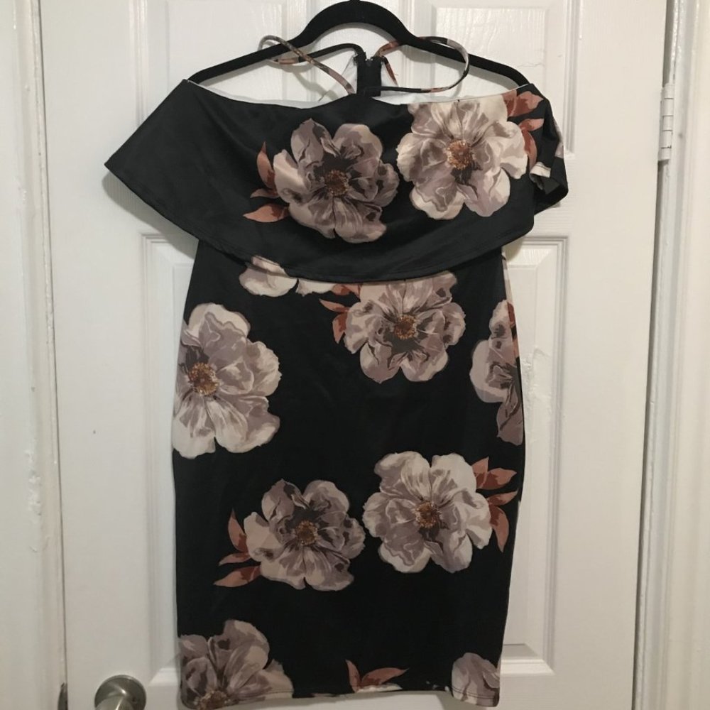 Off Shoulder Floral Dress